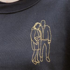 Trui met lijntekening
