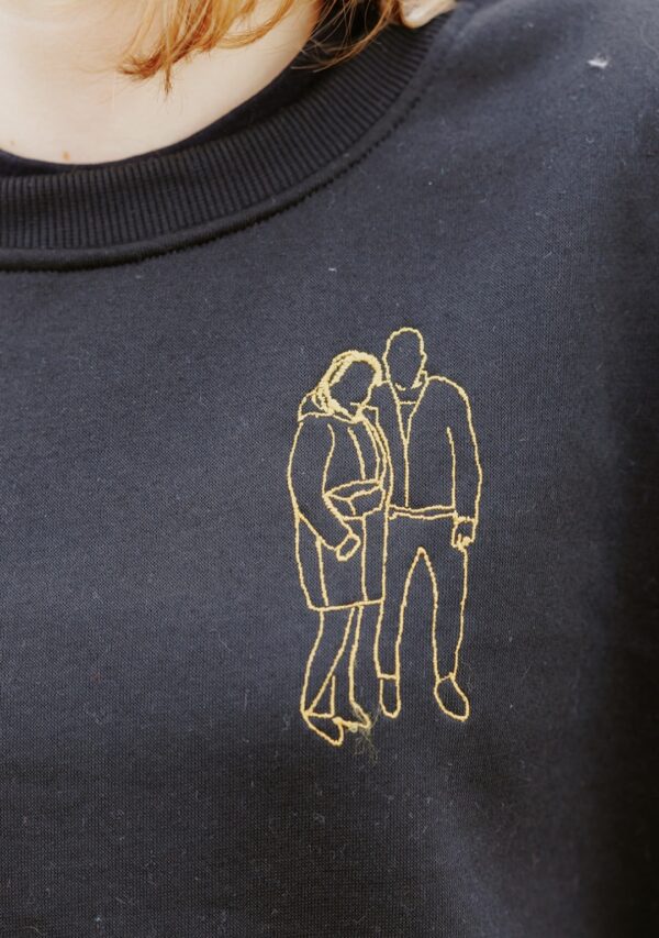 Trui met lijntekening