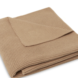 Deken Wieg 75x100cm Basic Knit Biscuit